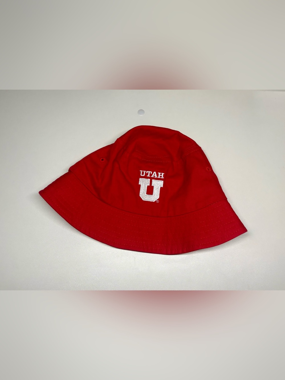 Utah Embroidered Red Bucket Hat